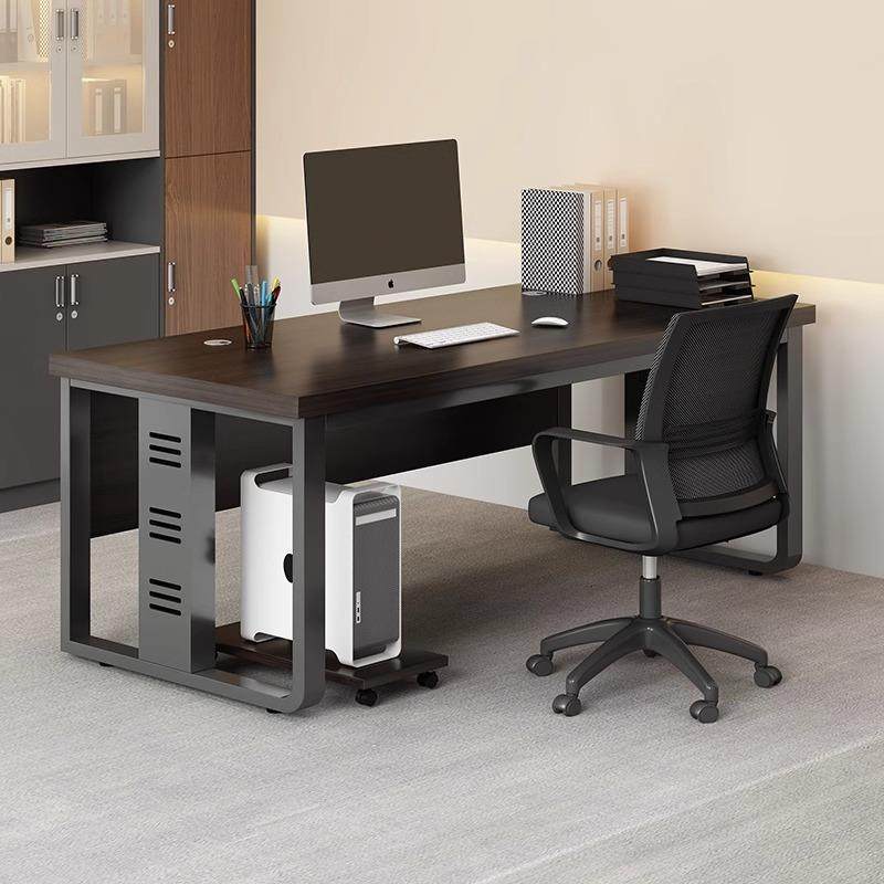 职员桌办公桌现代简约二人位办公室员工位桌椅组合台式家用电脑桌
