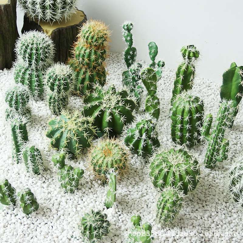 仿真仙人掌假仙人柱多肉假绿植物幼儿园软装橱窗布景家居装饰摆件