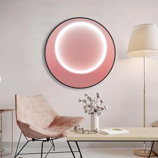 简约现代亚克力灯画客厅玄关设计师款工艺画样板房酒店装置挂画