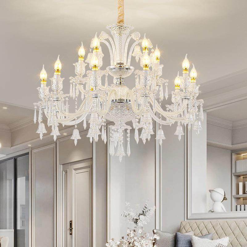 法式轻奢水晶吊灯简欧吧台灯宫廷复古客厅吊灯餐厅灯主卧室水晶灯,电子元器件市场,其它元器件,淘宝优惠券,粉丝福利购,淘宝优惠卷
