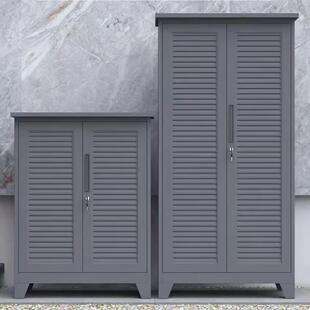 户外卫生保洁储物柜家用阳台杂物收纳柜露营装备柜庭院花园工具柜