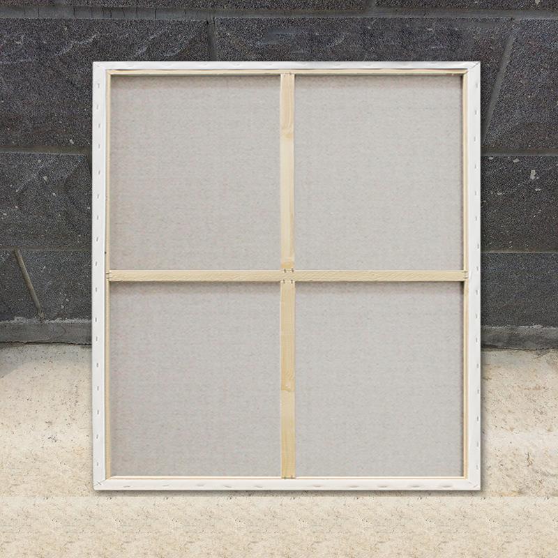 外销品80*80中粗亚麻绷布框田字型油画板油画框内框油画布框