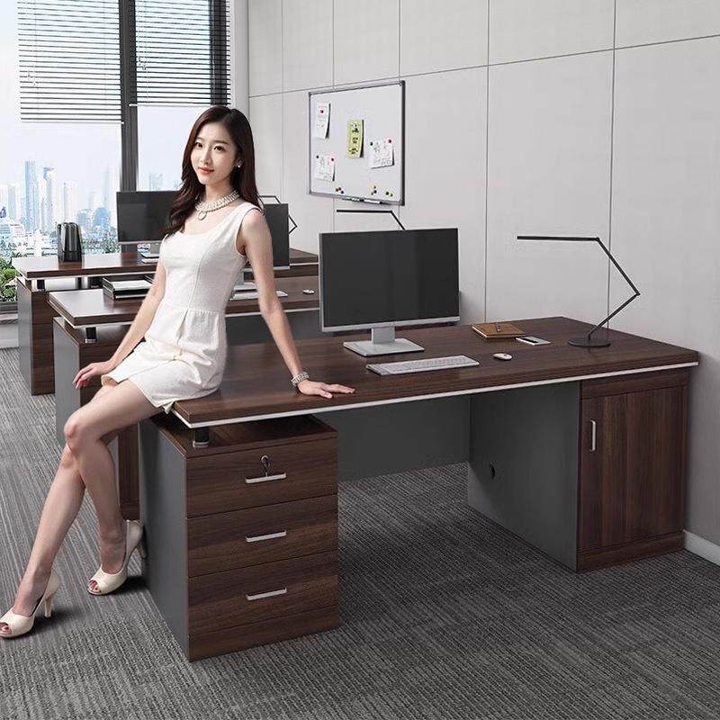 办公桌椅组合老板桌台式电脑桌家用简约现代办公室员工位职员桌子,电子元器件市场,其它元器件,淘宝优惠券,粉丝福利购,淘宝优惠卷