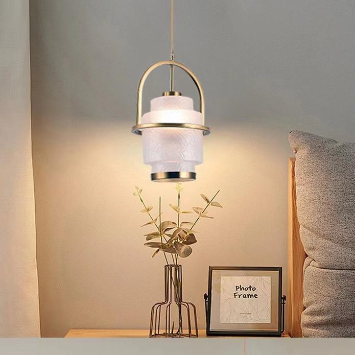 轻奢风简约创意样板房餐厅吧台吊灯过道走廊火锅城酒吧小吊灯