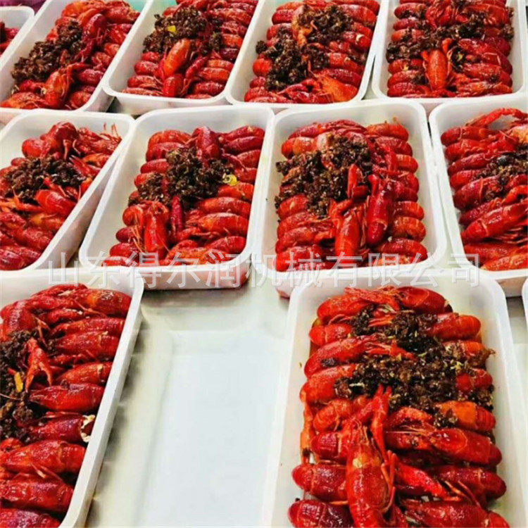 湖北小龙虾深加工设备 全自动洗虾蒸煮冷却生产线 免费安装指导