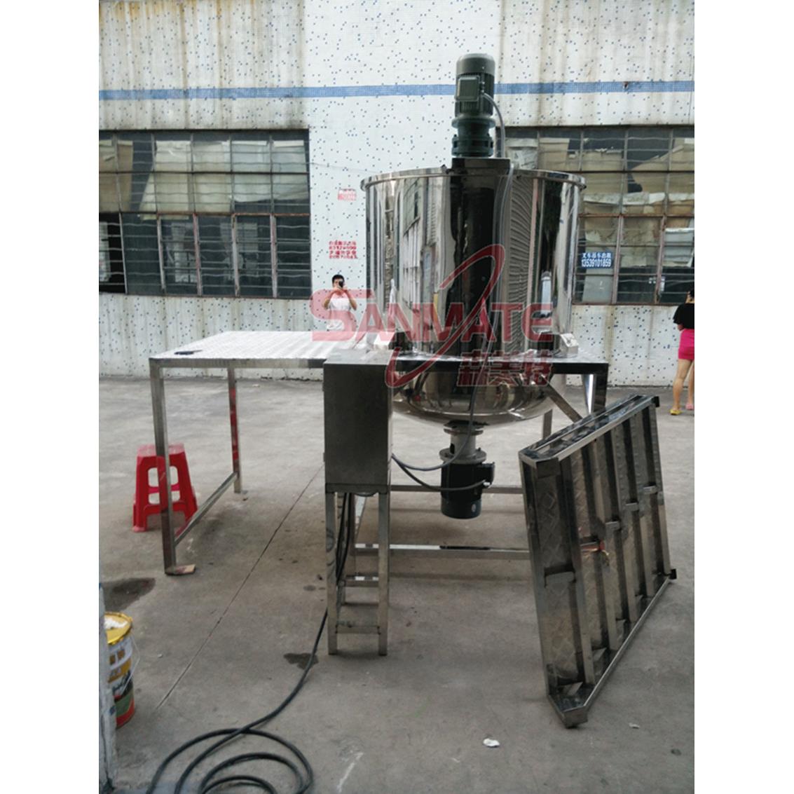 制造EMT-A500L单层均质搅拌机洗洁精洗衣液加工搅拌锅调配罐