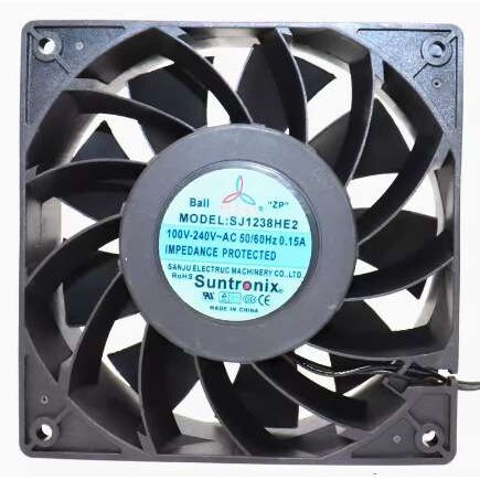 SANJUN/三巨SJ1238HE2 200-240V12038大风量电控箱散热风扇风机