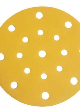 大美光速6寸17孔干磨砂纸 植绒圆形气动打磨腻子费斯托砂纸148mm