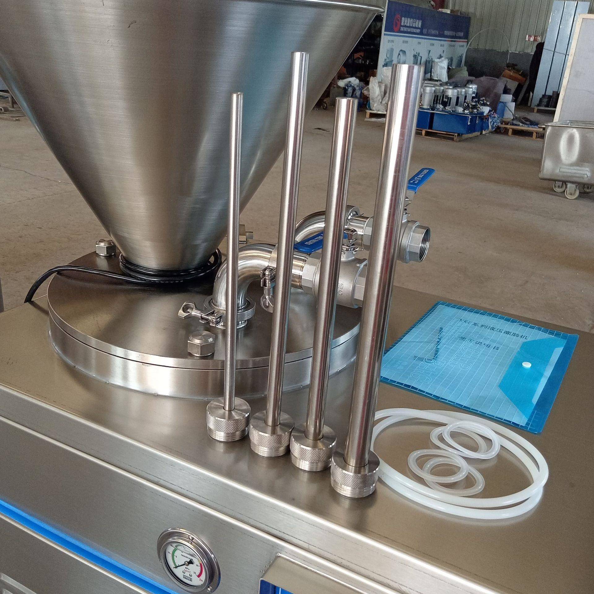 自动连续灌肠机商用双管液压灌肠机皮蛋肠灌肠机设备厂家