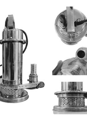 304CLEB锈钢水泵小型抗腐蚀耐酸碱抽潜水不泵农用灌溉S抽污水排污