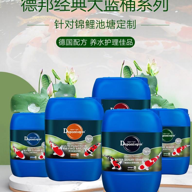大禹德邦5L锦鲤鱼池硝化细菌水族鱼缸用养鱼净水剂清澈水质稳定剂