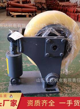 缓冲性能好LS45双轮滚轮罐耳 聚氨酯胶圈结构罐道轮