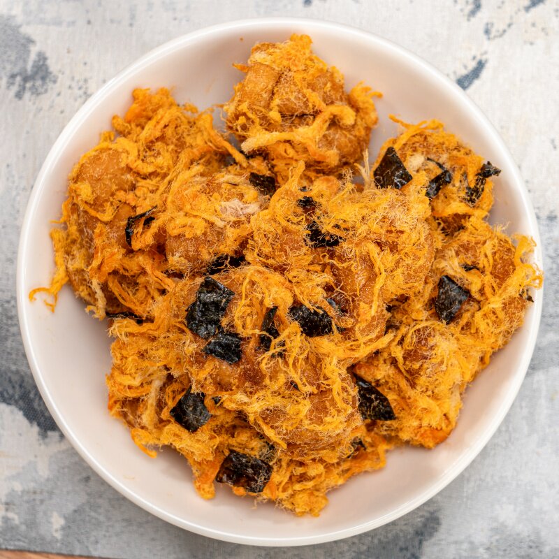 王江囡正品肉松麻花办公室零食点心休闲食品小吃传统罐装海苔麻花