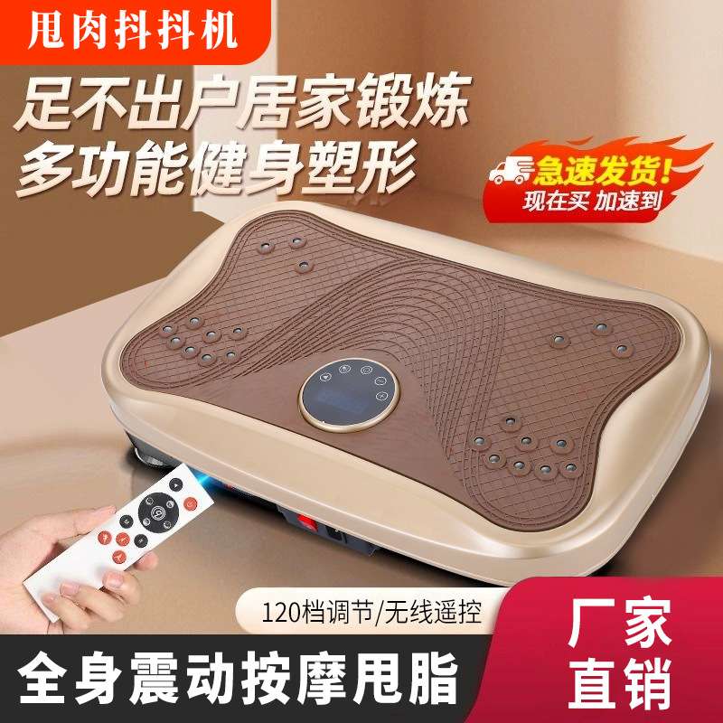 家用多功能甩脂机健美震动塑身懒人运动瘦全身肚腩抖抖机健身器材