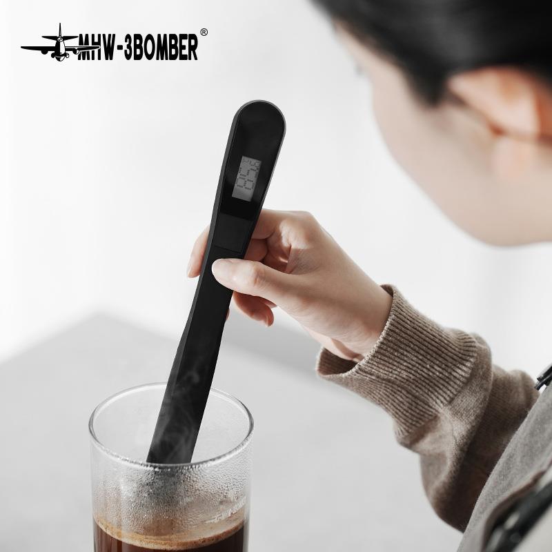 MHW-3BOMBER轰炸机咖啡虹吸壶测温搅拌棒 法压壶手冲壶搅粉棍配件