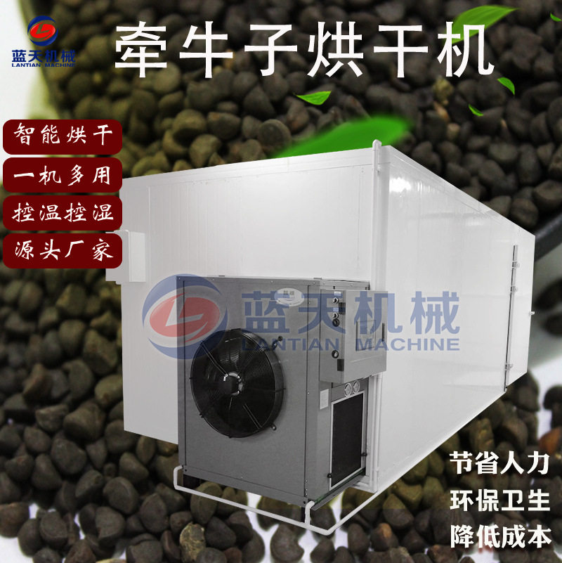 蓝天牵牛子烘干机 喇叭花籽烘干机 箱式热泵白丑黑丑脱水烘干设备图片