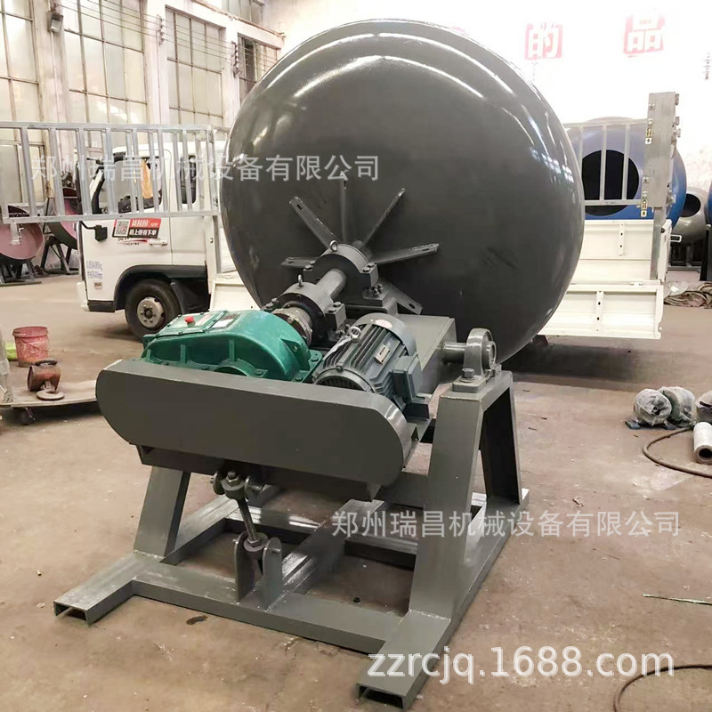 聚氨酯内衬圆锅造粒机 不锈钢圆锅造粒机 干粉造粒机 弹弓丸泥丸