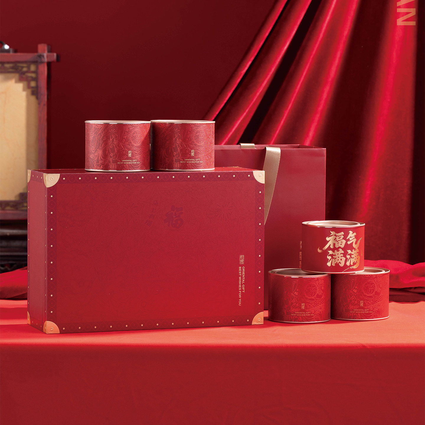 春节新款茶叶礼盒空盒红茶金骏眉高档通用古树红茶半斤包装盒空盒,包装,茶叶包装,淘宝优惠券,粉丝福利购,淘宝优惠卷