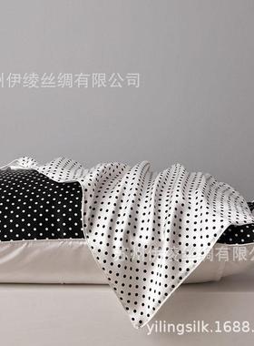 19姆米单面真丝枕套正面100桑蚕丝信封口丝绸枕头套AB版白边
