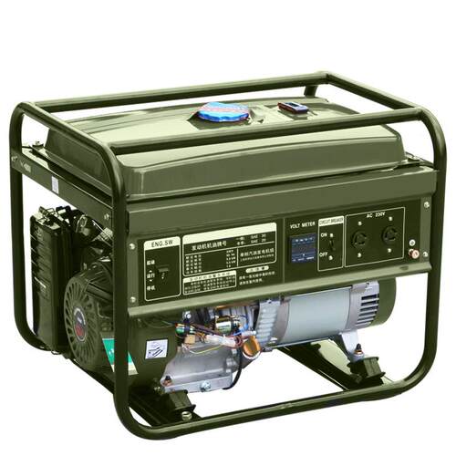 东明 DONMIN 单相5kw 小型便携式电启动汽油发电机DM6500CXD-BD