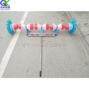 便携式水稻直播机 不锈钢材质田地运秧机 小型农作物多行点播机