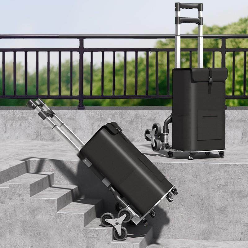 折叠手拉车家用买菜购物搬运货行李车取快递轻便携小拉杆爬楼拖车