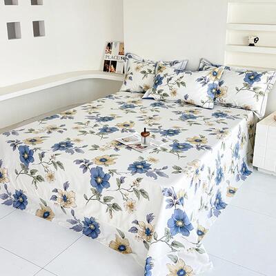 单品床单13376全棉床单柔软双人全棉床单单人宿舍纯棉床单三件套