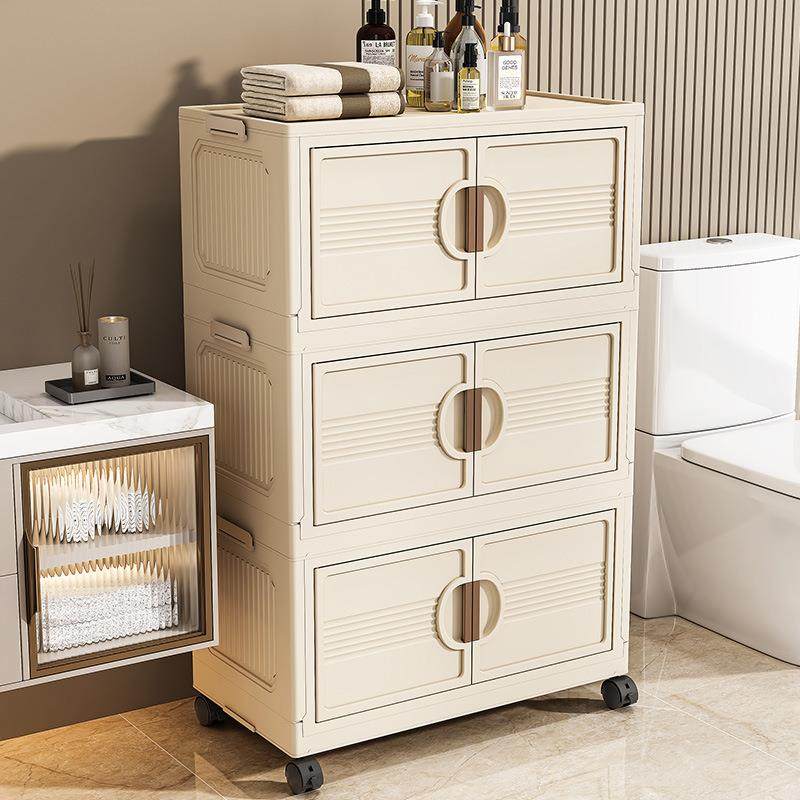 25年新款收纳柜子PP家用卧室免安装折叠多层带轮收纳置物柜储物柜,鲜花速递/花卉仿真/绿植园艺,割草机/草坪机,淘宝优惠券,粉丝福利购,淘宝优惠卷