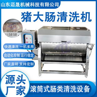 商用猪大肠滚筒式清洗机 鸭肠鸡肠清洗设备 全自动大肠肥肠清洗机