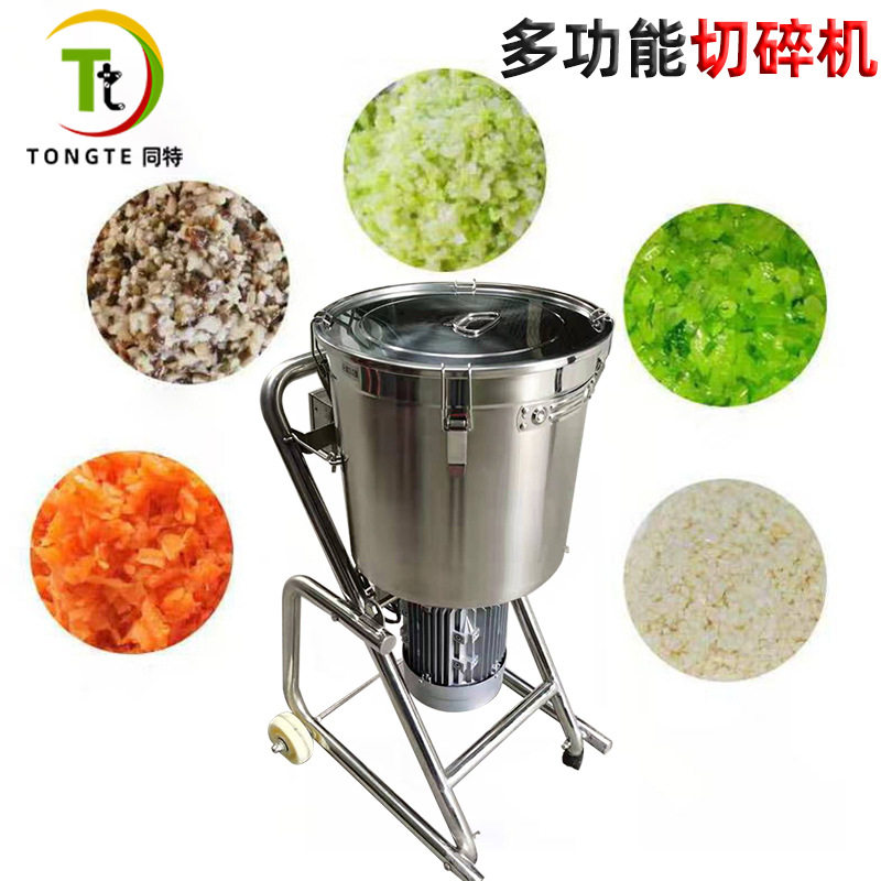 大型食物果蔬切碎机不锈钢大容量打浆机多功能果浆机自动碎肉机