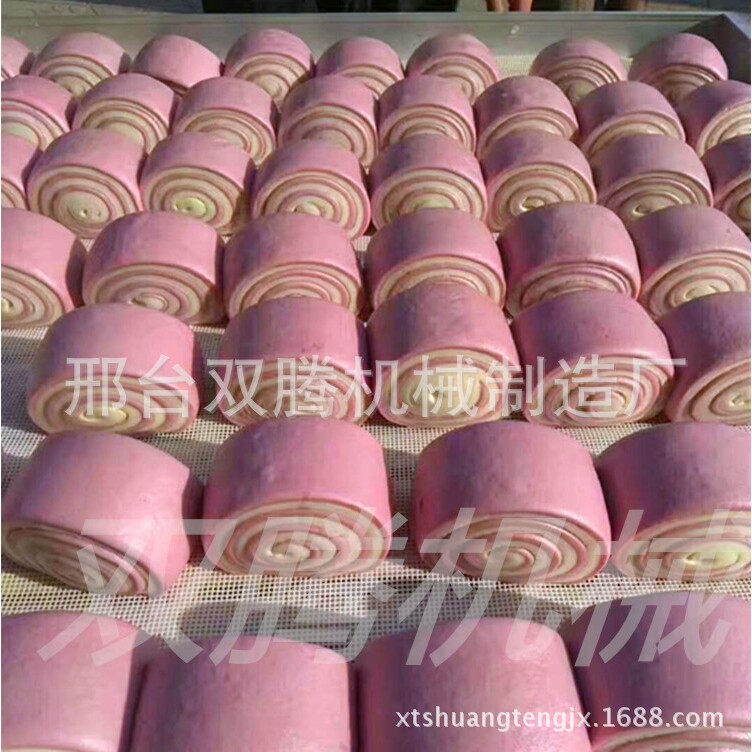 全自动方馒头机 商用仿手工数控刀切馒头花卷成型机 四折方馍机