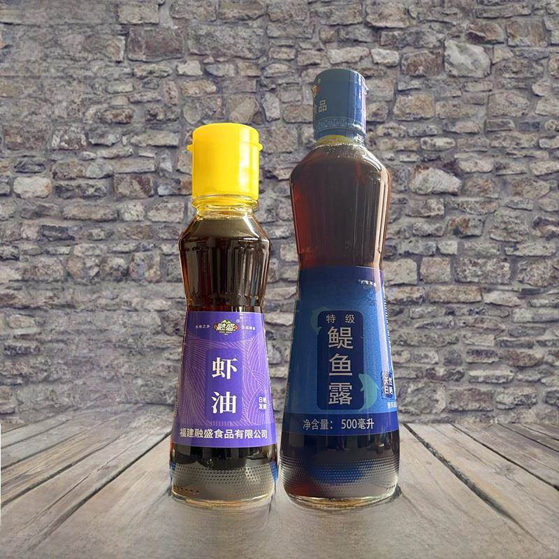 荣盛鲣鱼露500ml福建鱼露韩国泡菜炒泡虾油厨房原装蒸鱼露