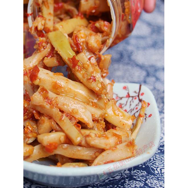 红油笋丝酸辣脆嫩腌制泡菜酱菜湖南特产香辣开胃拌面下饭即食小菜