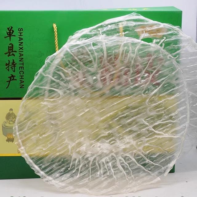 纯绿豆粉皮农家手工纯绿豆粉条天然晾晒山东菏泽绿豆粉皮