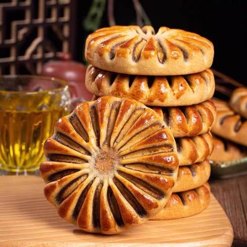 马蹄酥饼正宗传统手工枣泥糕点心批零食品整箱芝麻饼安徽老式馅饼