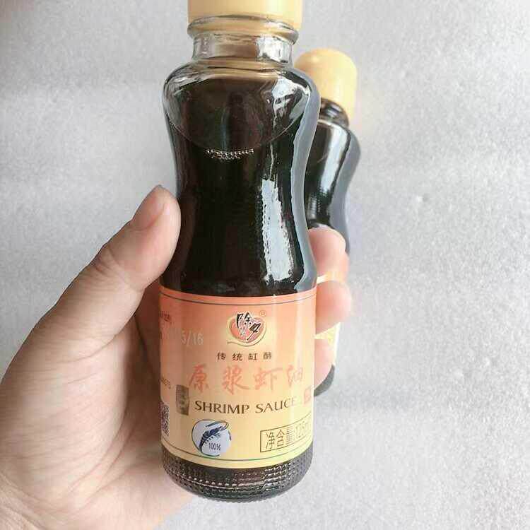 唐山乐亭特产金乐渔除夕情怀卤虾油鲜海虾传统大缸发酵原浆虾油酱