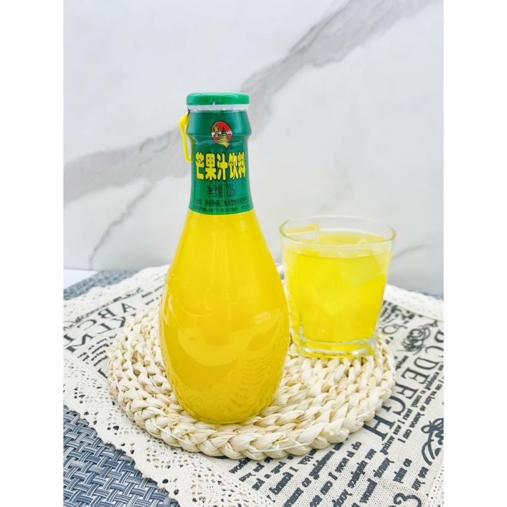 瑞丽江芒果汁芒果饮料果味云南特产226ml*24瓶10%浓度量大可批