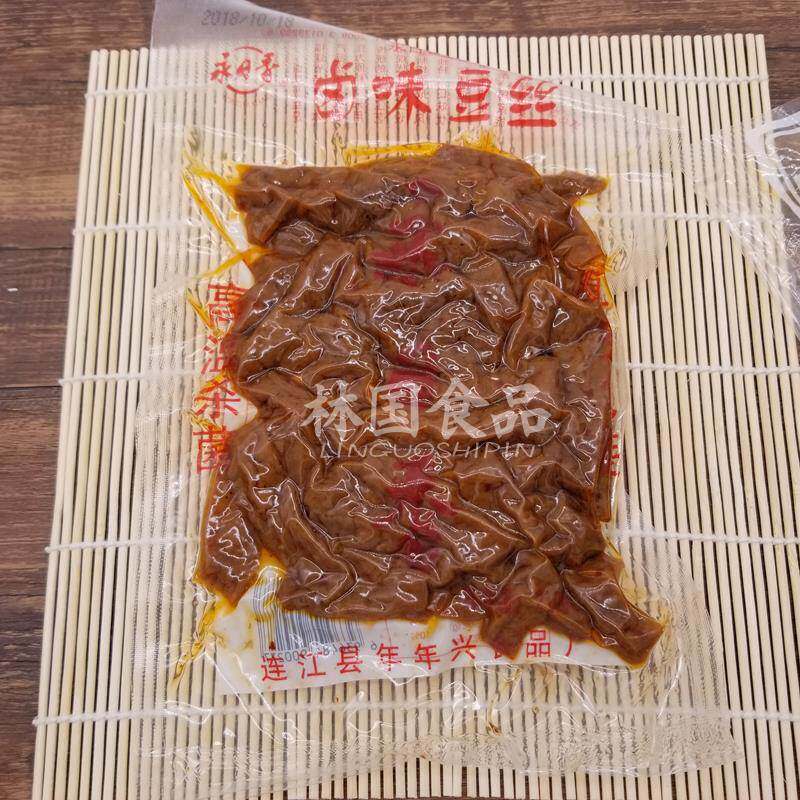 福州永日香卤味豆丝190g豆腐皮素食香干豆干小包105g早餐下饭豆干