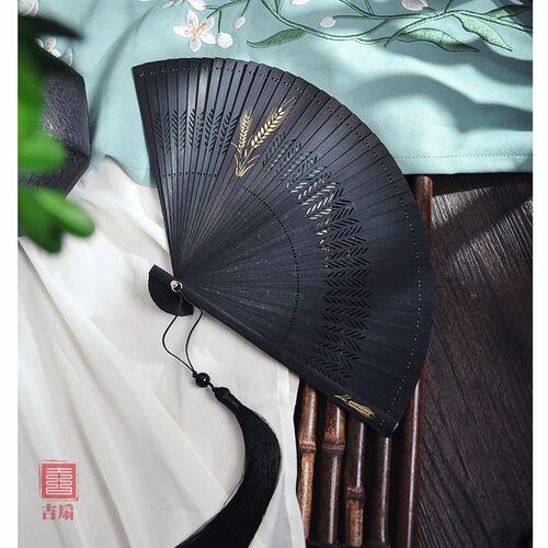 全竹折扇古风扇子中国风女古典小巧舞蹈扇新中式折叠扇夏季随身