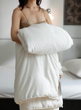 L'M MESER 双宫桑蚕丝被芯超柔贴身垂感轻盈双人冬被春秋被夏凉被