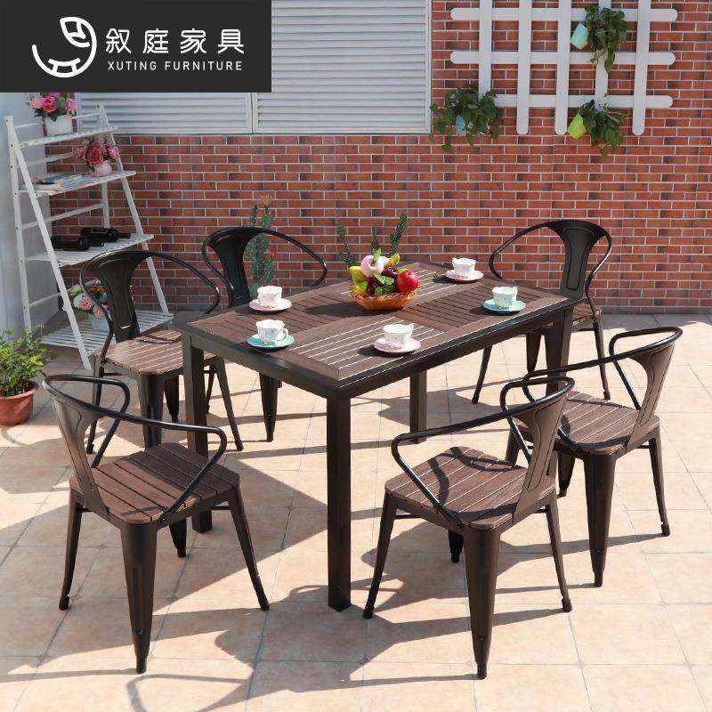 户外塑木桌椅组合家具露台庭院露天休闲阳台花园茶桌防水防晒餐桌,鲜花速递/花卉仿真/绿植园艺,割草机/草坪机,淘宝优惠券,粉丝福利购,淘宝优惠卷