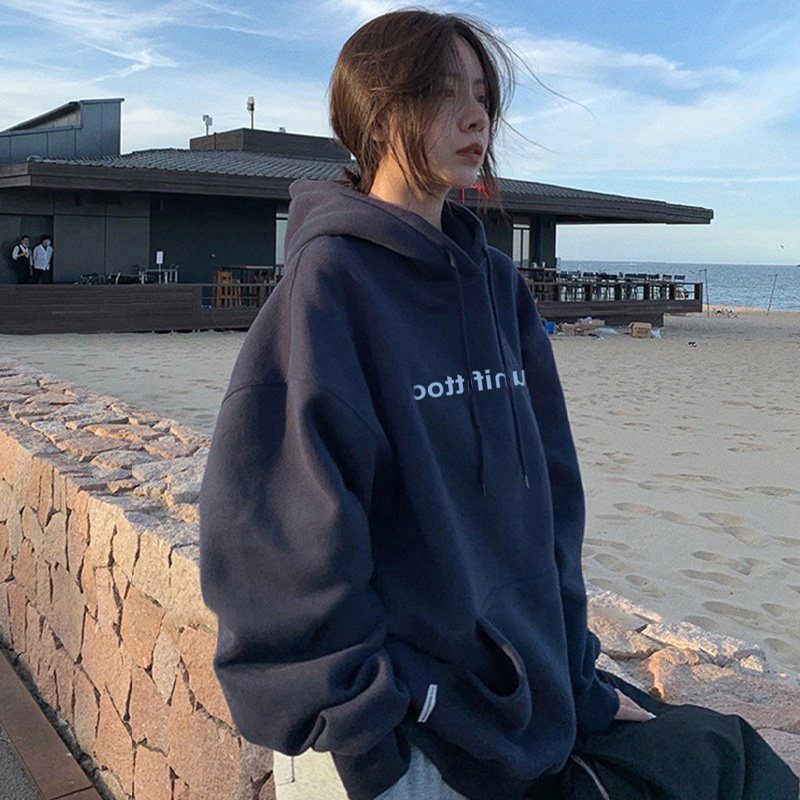 雪羽.梵依连帽oversize卫衣外套女早秋新款券后67元