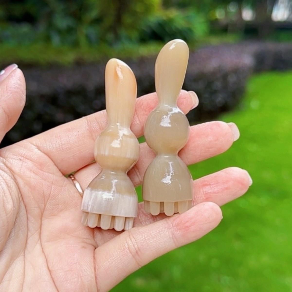 牛角小莲蓬一体多珠眼部按摩可爱造型眼部护理拨筋点穴去水肿眼角