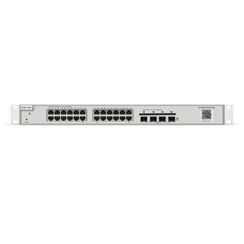 锐捷（Ruijie）二层网管交换机 24口千兆RG-NBS3200-24GT4XS 灰色