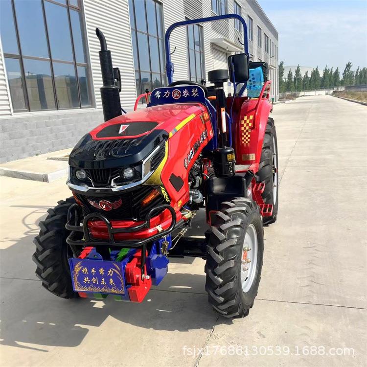 厂家直销504农用四驱拖拉机50马力后牵引旋耕机液压翻转犁