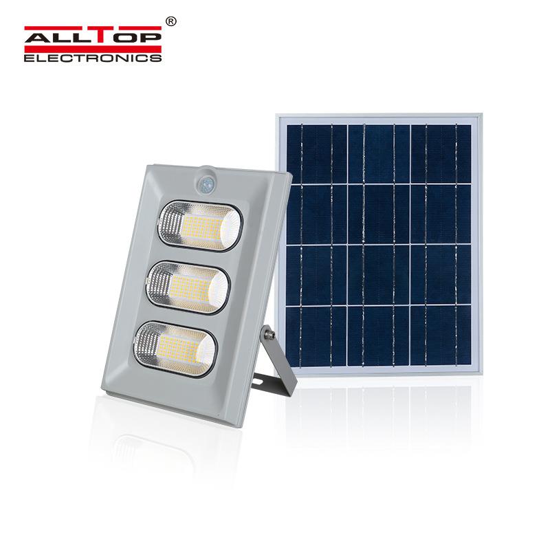 新款户外庭院灯太阳能智慧投光灯150W家用别墅壁灯新农村公路路灯