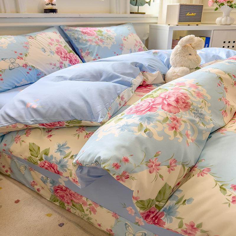 2025新款床上四件套田园风柔软亲肤学生宿舍可用床单被套四季通用,鲜花速递/花卉仿真/绿植园艺,割草机/草坪机,淘宝优惠券,粉丝福利购,淘宝优惠卷
