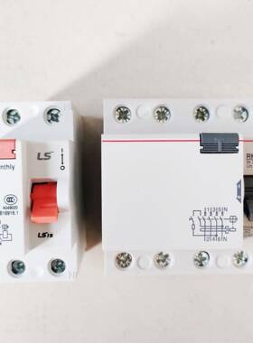 LS原装100A漏电断路器RKN 1P+N 3P+N 25A 32A 40A 63A 2P保护器4P