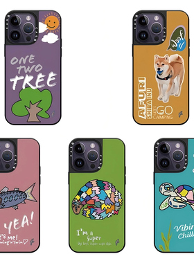 CALG黄色小柴犬海龟适用苹果手机壳iphone11 12 13 14 15 16 17promax新款外壳高级感小众磁吸2025网红爆款