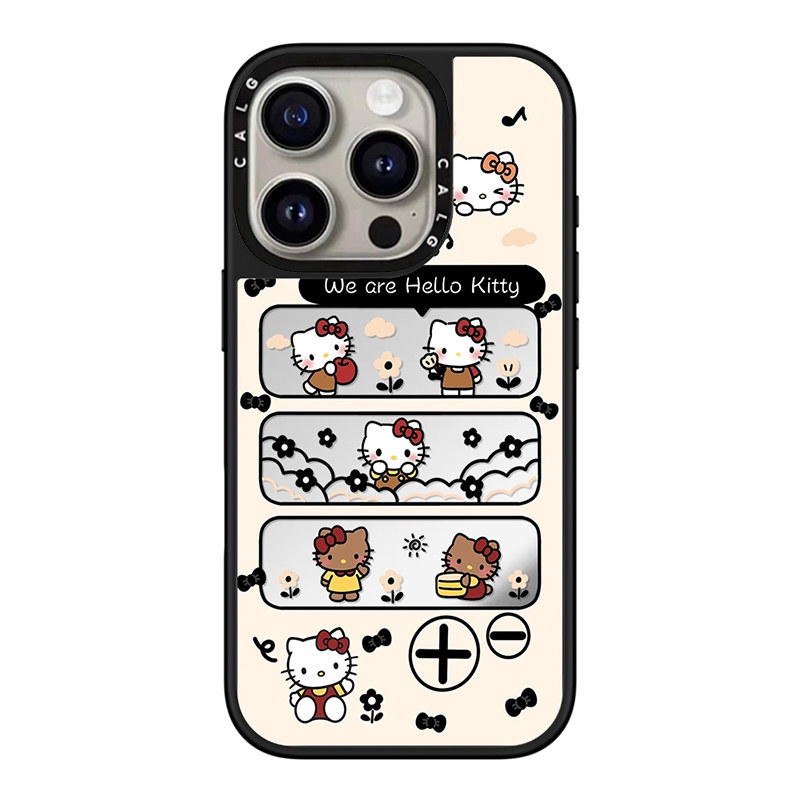 CALG镂空Kitty播放器新款超火磁吸防摔iphone11 12 13 14 15 16 17promax适用苹果手机壳高级感小众